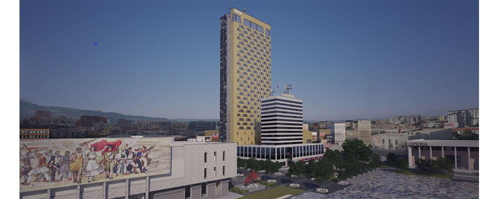 Rendering of InterContinental Tirana