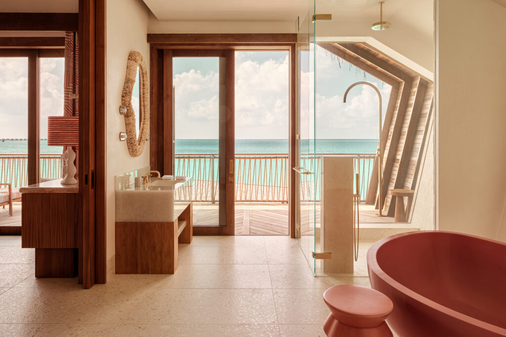 HERE. Maldives bathroom